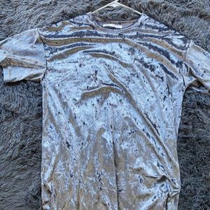 Velvet T-Shirt Dress